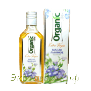 Масло льняное холодного отжима "Organic Altay" / 250 мл