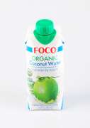Кокосовая вода БИО / Органик (без сахара) "Foco" / 330 мл