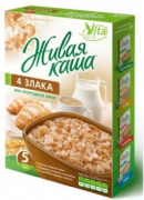 Живая каша из пророщенного зерна 4 злака "Vita" / 300 г