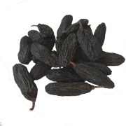 Изюм чёрный крупный с хвостиками Премиум (Узбекистан) / 200 г