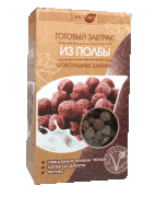 Готовый завтрак из полбы "Шоколадные шарики" "ВастЭко" / 200 г