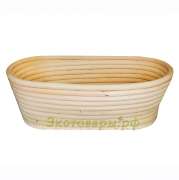 Форма для расстойки теста из ротанга 28х16х7,5 (овальная корзинка)