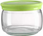 Банка стеклянная с крышкой для хранения закваски / 420 мл