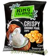 Кокосовые чипсы из ядра пророщенного кокоса "King Island" / 40 г