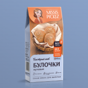 Смесь для выпечки без глютена - Нутовые булочки "Missis Pickez" / 150 г
