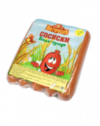 Сосиски пшеничные (постные / vegan) "Био-Дар" "Вегановъ" / 1 уп.