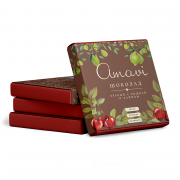 Шоколад тёмный с вишней и лаймом (vegan) "Amavi" / 70 г