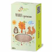 Крупа манная из гречки с отрубями (манка гречневая) "Оргтиум" / 500 г
