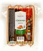 Сосиски пшеничные (постные / vegan) "Пикантные" "Высший Вкус" / 300 г