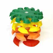 Вихревой преобразователь Тюрина. d=100мм / 4 диска **